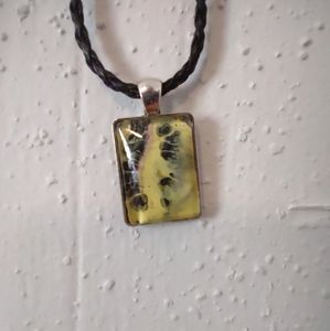 A little piece of art to wear around your neck!! Handmade necklace